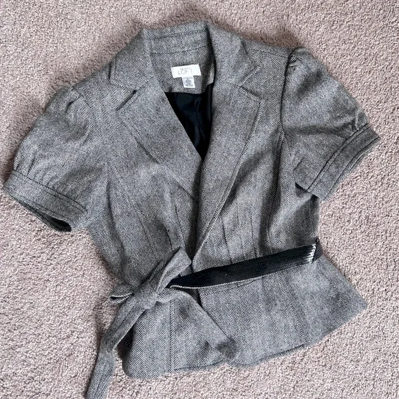 Ann Taylor Jackets Coats Ann Taylor Loft Wool Houndstooth